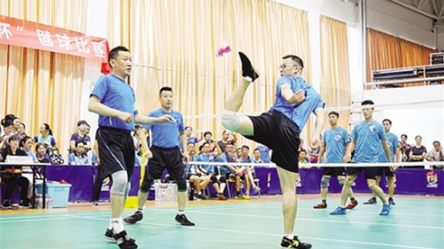 287名毽球運動(dòng)員聚周秀技