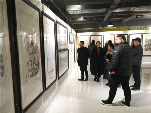 周口報業(yè)傳媒集團慶祝改革開(kāi)放40周年書(shū)畫(huà)展開(kāi)幕
