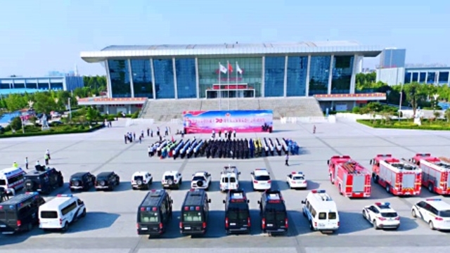 周口市舉行新中國成立70周年大慶安保反恐應急拉動(dòng)演練