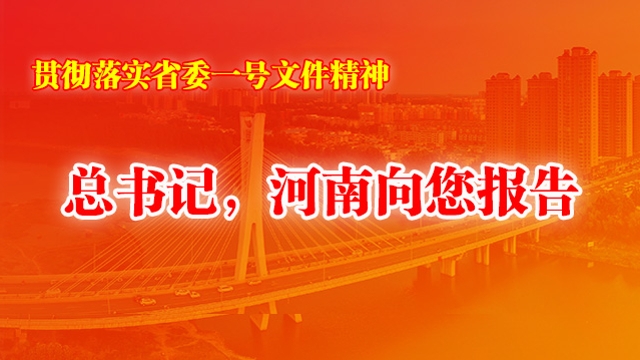 總書(shū)記，河南向您報告