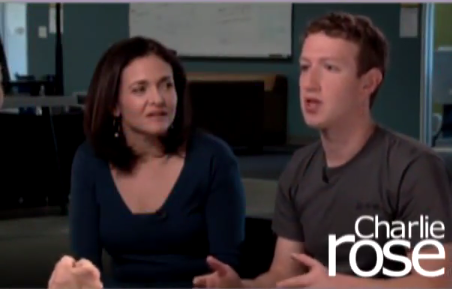 Facebook CEO馬克·扎克伯格(Mark Zuckerberg)與COO雪莉·桑德伯格(Sheryl Sandberg)參加電視脫口秀節目現場(chǎng) Facebook CEO馬克·扎克伯格(Mark Zuckerberg)與COO雪莉·桑德伯格(Sheryl Sandberg)參加電視脫口秀節目現場(chǎng)